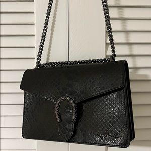 NWOT Marina Galanti Vera Pelle Snake Crossbody Bag